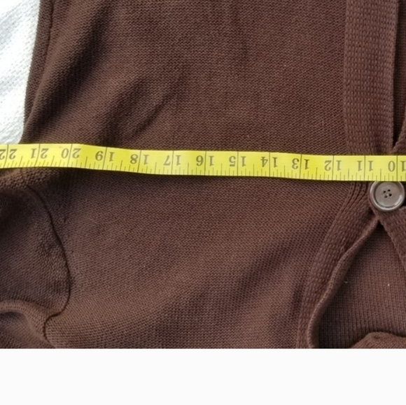Kikit Plus‎ Size Brown hooded sweater 1X - Picture 12 of 12